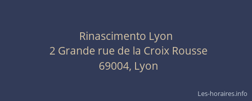 Rinascimento Lyon