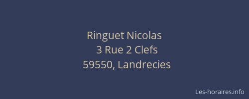 Ringuet Nicolas