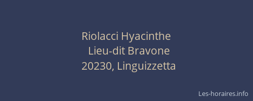 Riolacci Hyacinthe