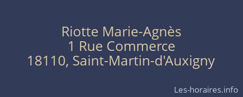 Riotte Marie-Agnès