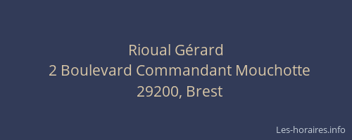 Rioual Gérard