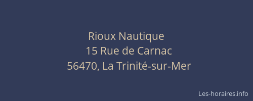 Rioux Nautique