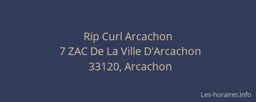 Rip Curl Arcachon