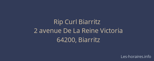 Rip Curl Biarritz