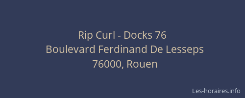 Rip Curl - Docks 76