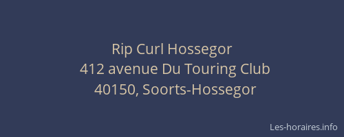 Rip Curl Hossegor