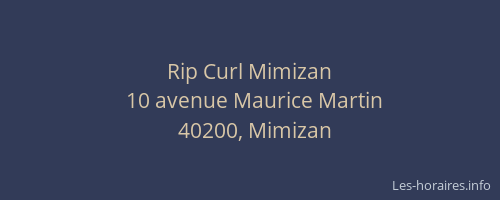 Rip Curl Mimizan