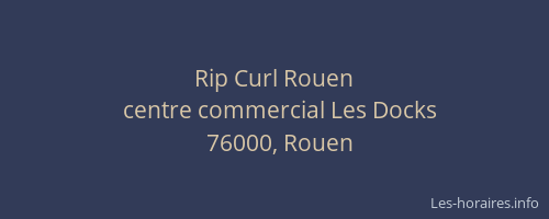 Rip Curl Rouen