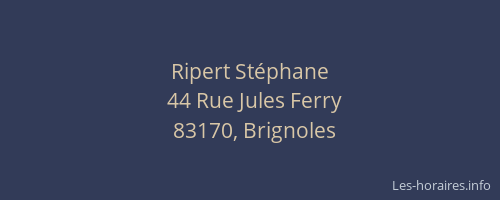 Ripert Stéphane