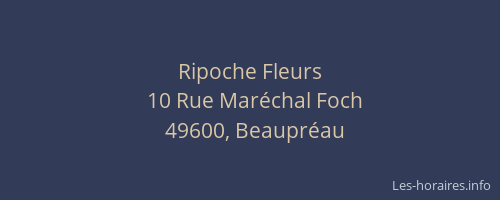 Ripoche Fleurs
