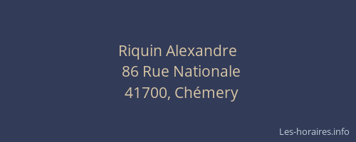 Riquin Alexandre