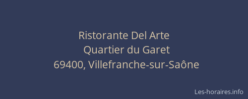 Ristorante Del Arte