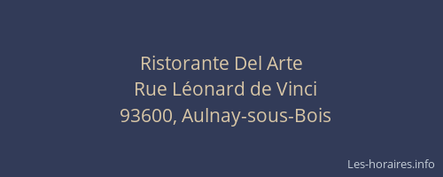 Ristorante Del Arte