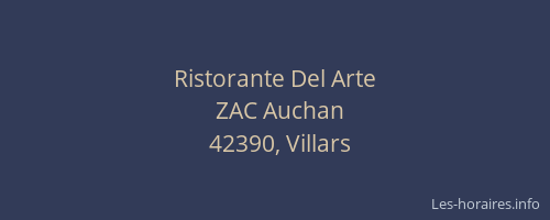 Ristorante Del Arte