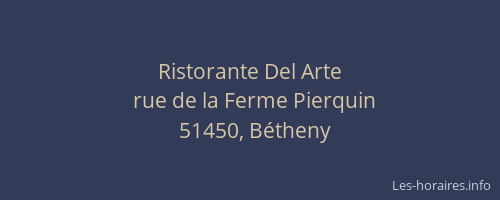 Ristorante Del Arte