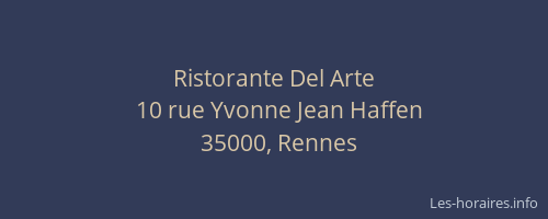Ristorante Del Arte