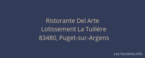 Ristorante Del Arte