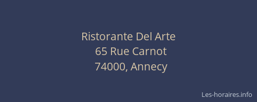 Ristorante Del Arte
