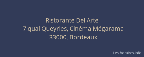 Ristorante Del Arte