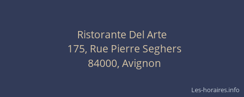 Ristorante Del Arte