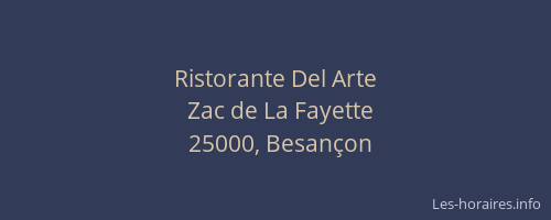 Ristorante Del Arte