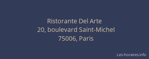 Ristorante Del Arte