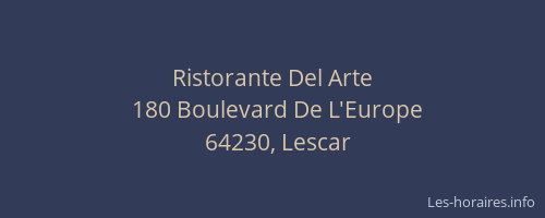 Ristorante Del Arte