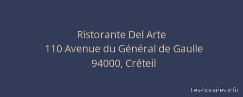 Ristorante Del Arte