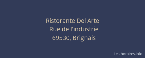 Ristorante Del Arte