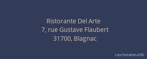 Ristorante Del Arte