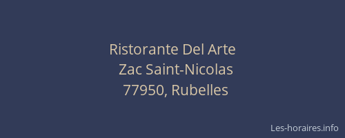 Ristorante Del Arte