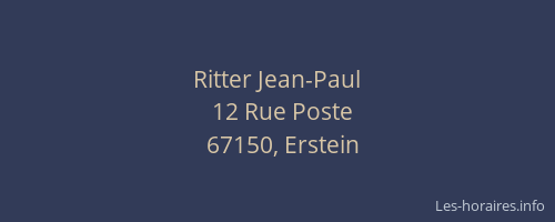 Ritter Jean-Paul