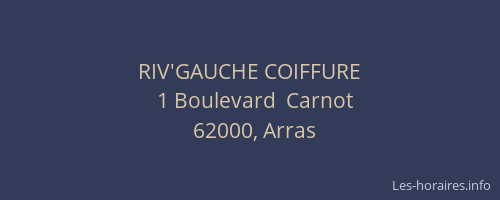 RIV'GAUCHE COIFFURE