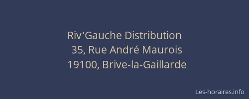 Riv'Gauche Distribution