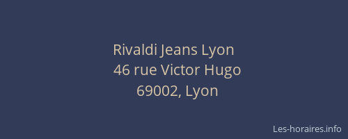 Rivaldi Jeans Lyon