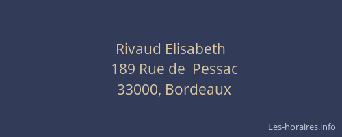 Rivaud Elisabeth
