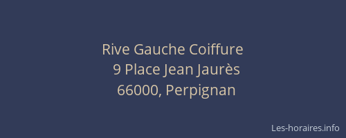 Rive Gauche Coiffure