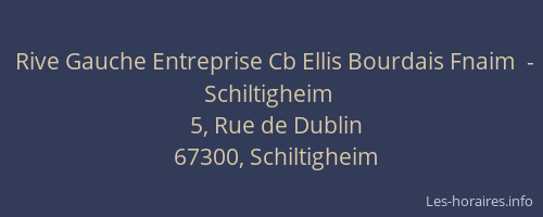 Rive Gauche Entreprise Cb Ellis Bourdais Fnaim  - Schiltigheim