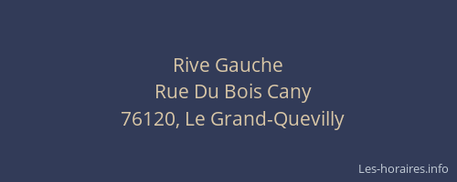 Rive Gauche