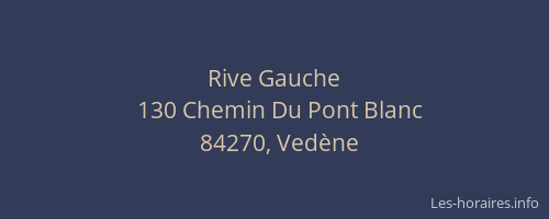 Rive Gauche
