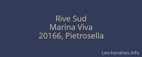 Rive Sud