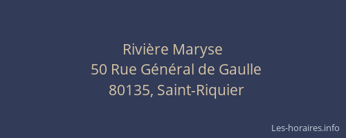 Rivière Maryse