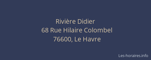 Rivière Didier