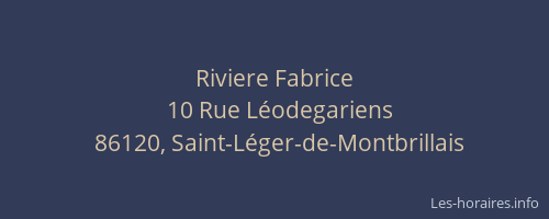 Riviere Fabrice