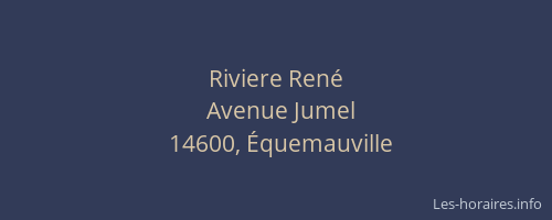 Riviere René