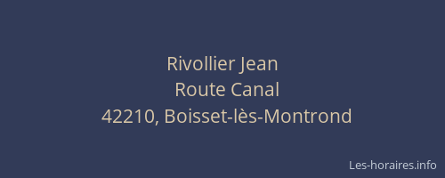 Rivollier Jean