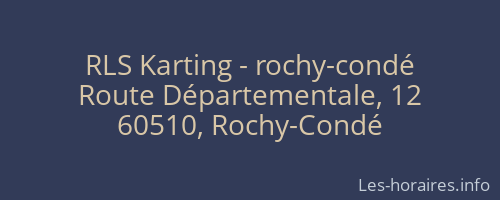 RLS Karting - rochy-condé