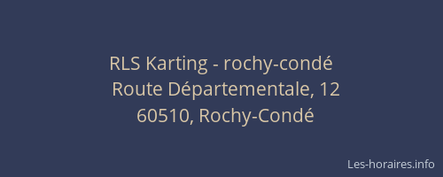 RLS Karting - rochy-condé