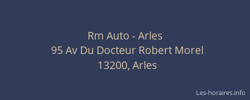 Rm Auto - Arles