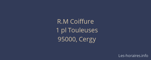 R.M Coiffure